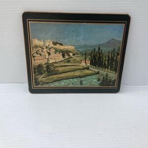 Lady Clare Vintage Scenic Village Landscape Decorative Placemat